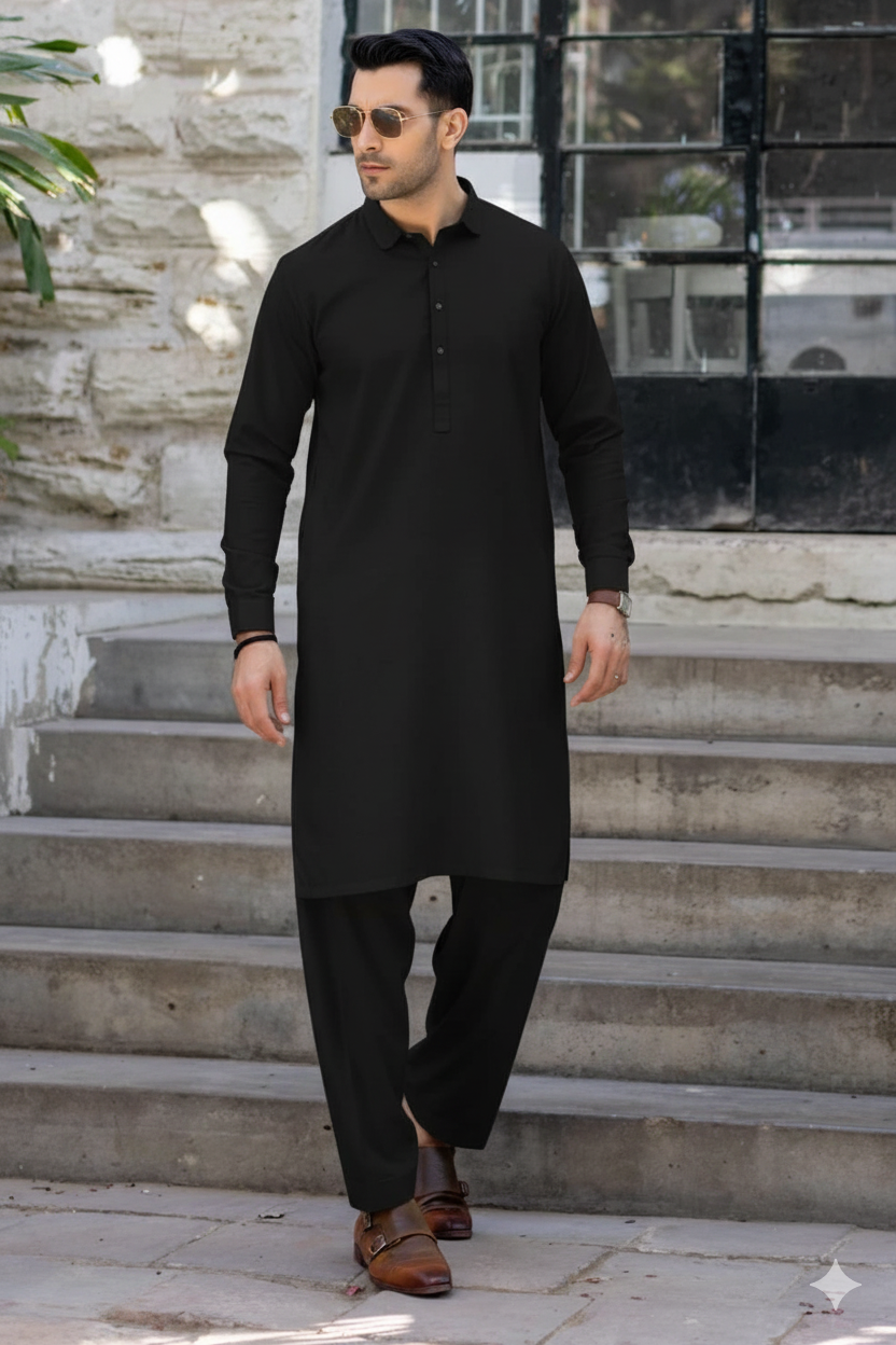 Black Kurta Shalwar