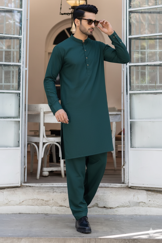 Sea Green Boski Kurta – Light Feel