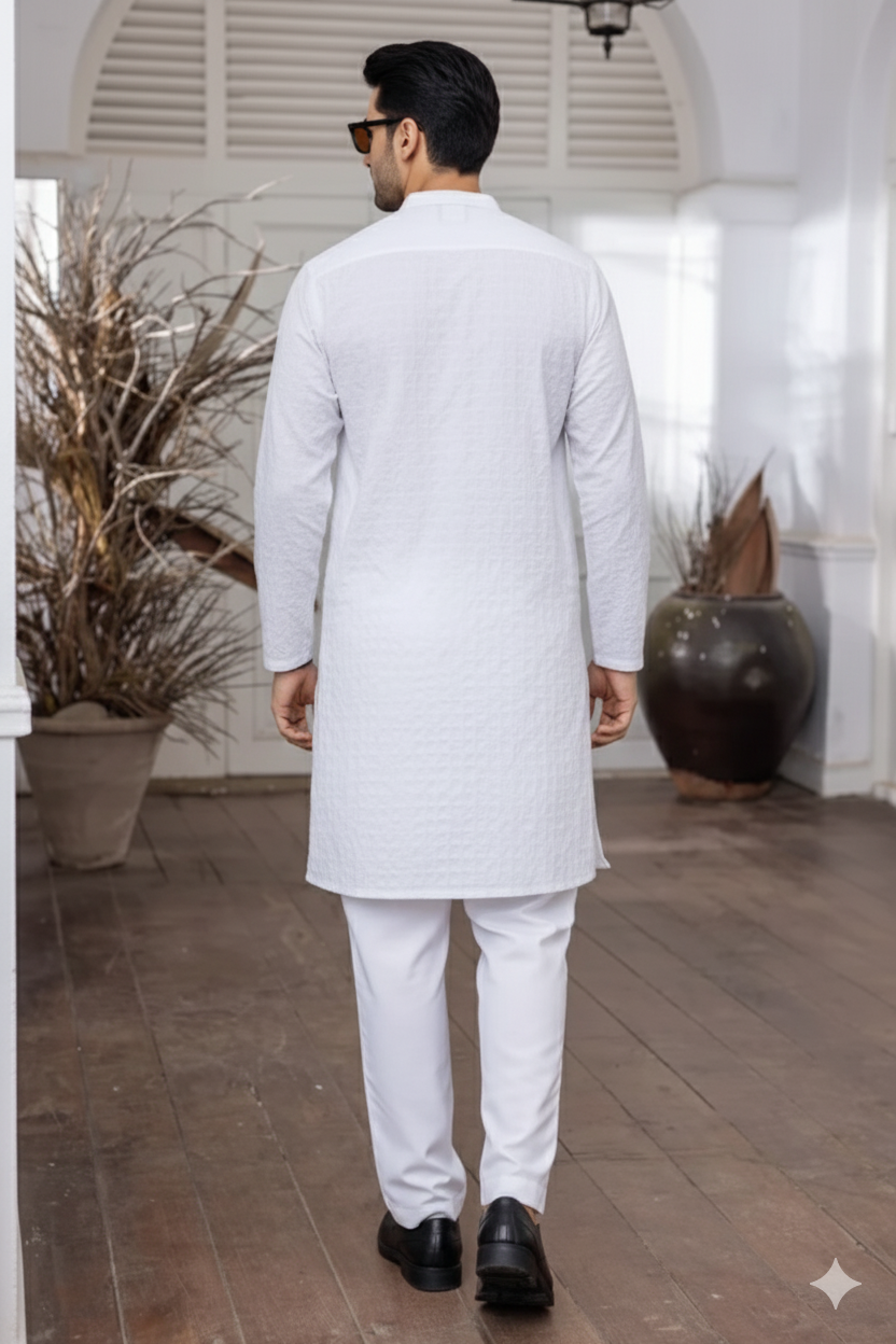 White Kurta Shalwar