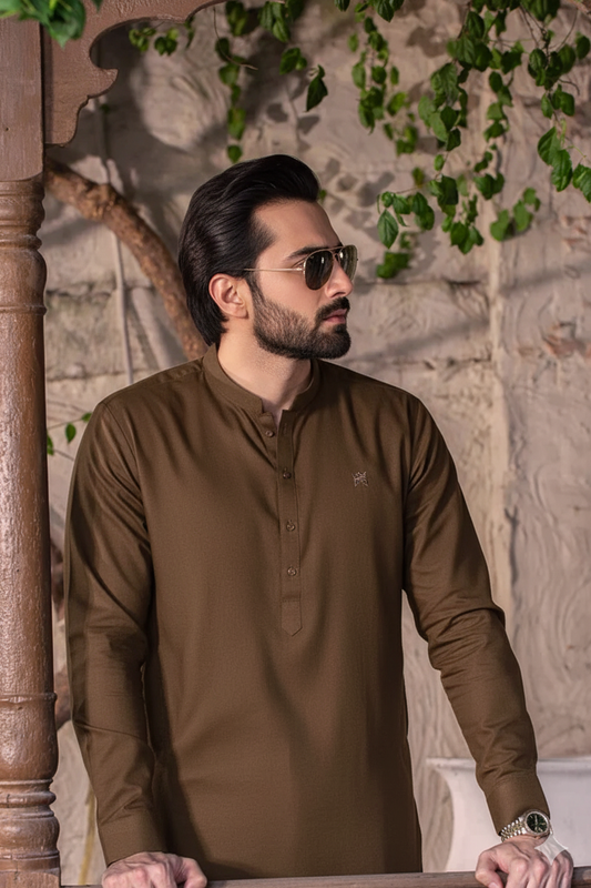 Brown Kurta