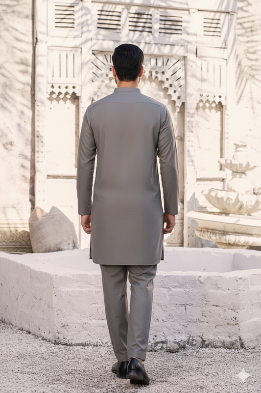 Greyish Taupe Wash & Wear – Minimal Style