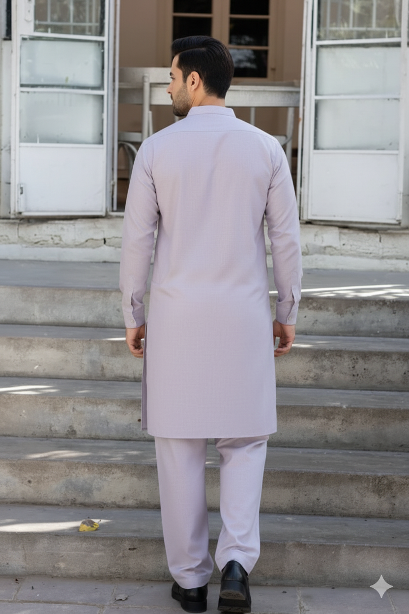 Light Lavender Kurta Shalwar