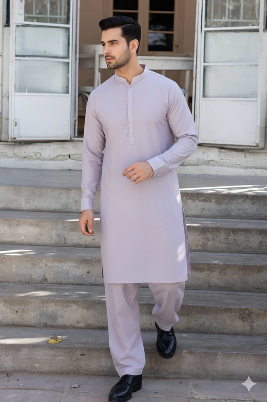 Light Lavender Kurta Shalwar