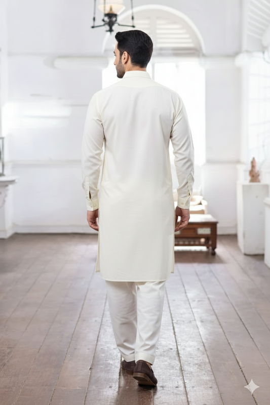 Off White Wash & Wear – Wrinkle Free