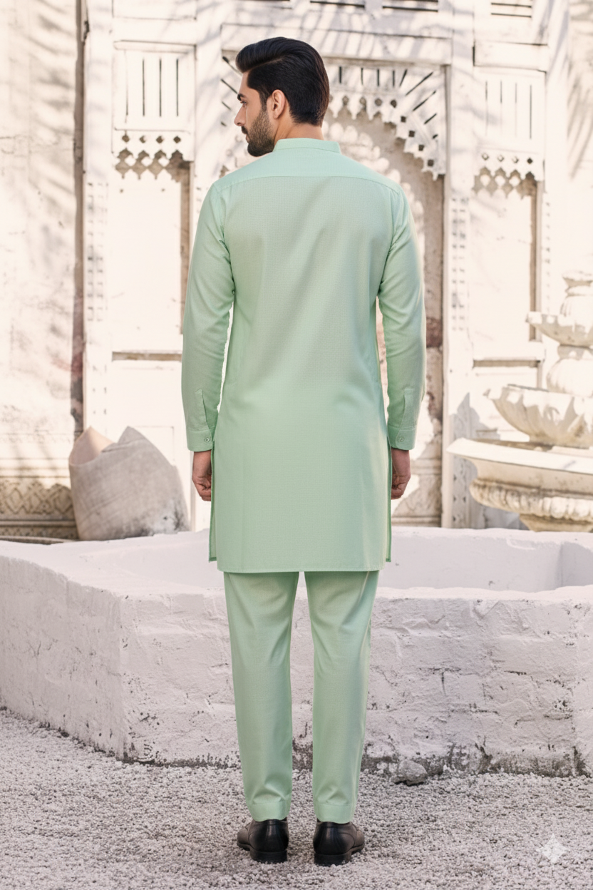 Pista Green Kurta Shalwar