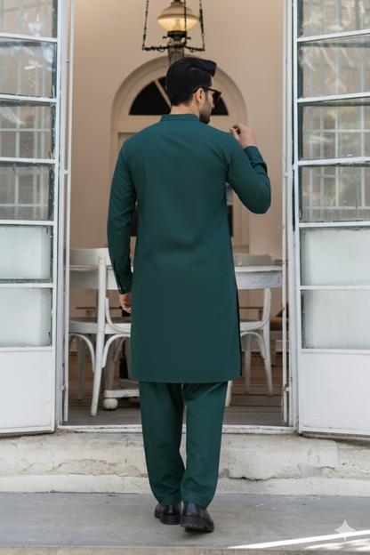 Sea Green Boski Kurta – Light Feel