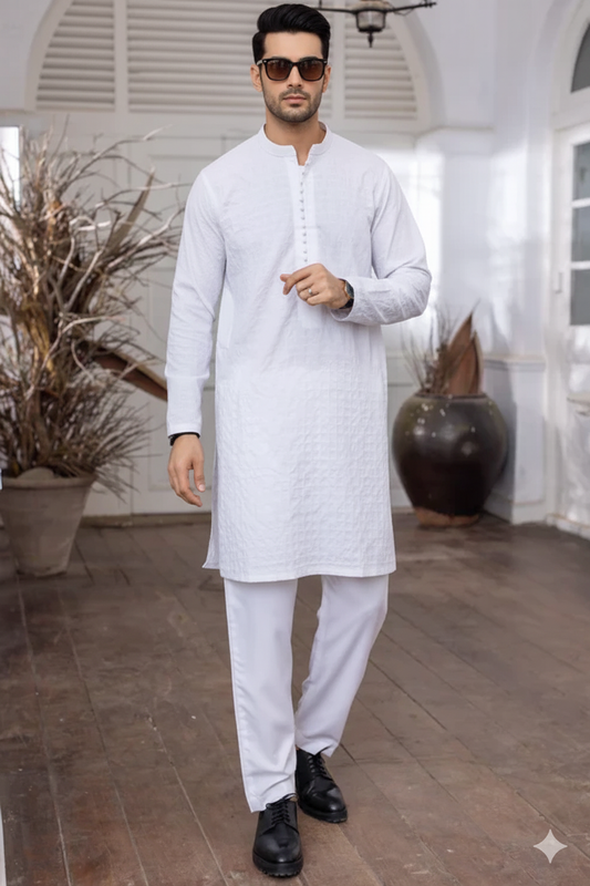 White Kurta Shalwar